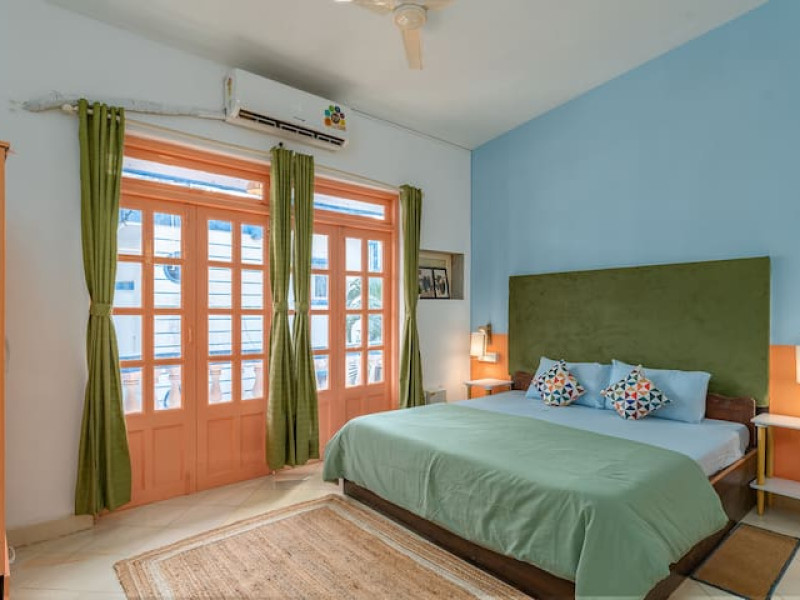 LuckyFInd Calangute,a Lovely 1BR studio, 5min from Calangute Beach